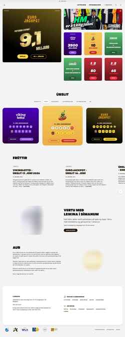 Screenshot games.lotto.is