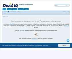 Screenshot www.davidiq.com