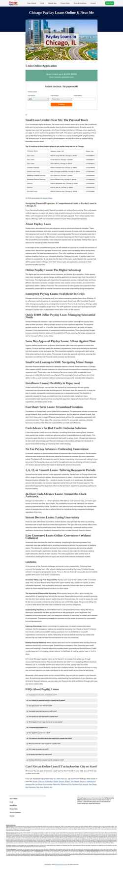 Screenshot chicagopayday.loans