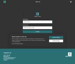 Screenshot client.zerocar.is