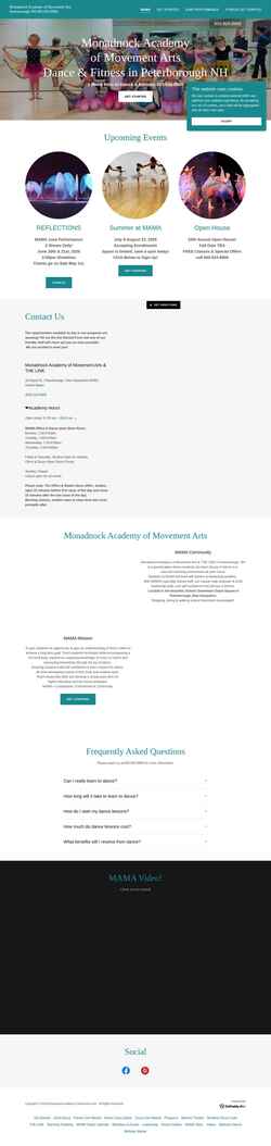Screenshot mamadancestudio.com