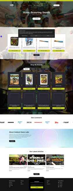 Screenshot store.catalystgamelabs.com