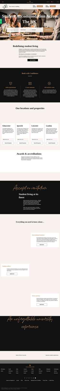Screenshot www.collegiate-ac.com