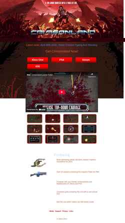 Capture d'écran crimsonland.com