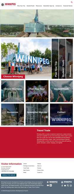 Screenshot www.winnipeggroups.com