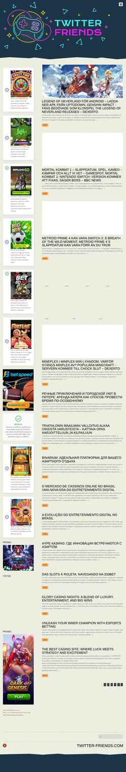 Képernyőkép twitter-friends.com