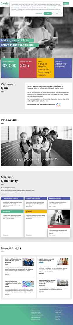 Captura de tela qoria.com