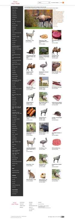 Schermata www.exoticmeatmarkets.com