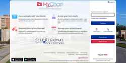 Screenshot mychart.selfregional.org