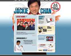Captură de ecran jackiechan.com