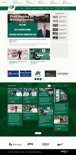 Screenshot ggcathletics.com