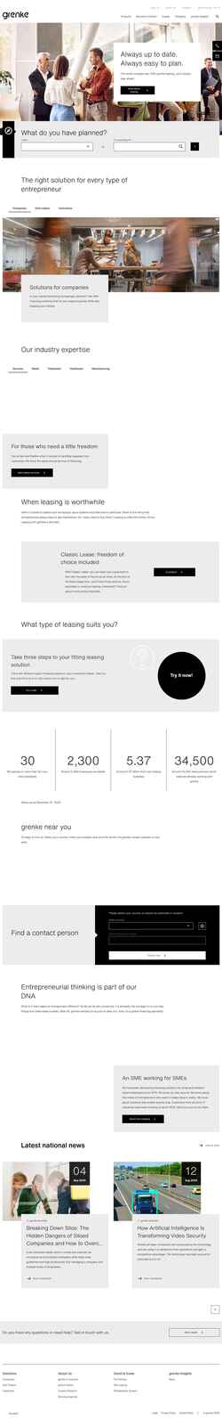 Screenshot www.grenke.com.au