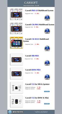 Captură de ecran carsoftsales.com