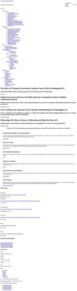 Screenshot www.acslaw.org