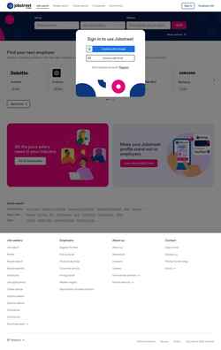 Captura de pantalla my.jobstreet.com