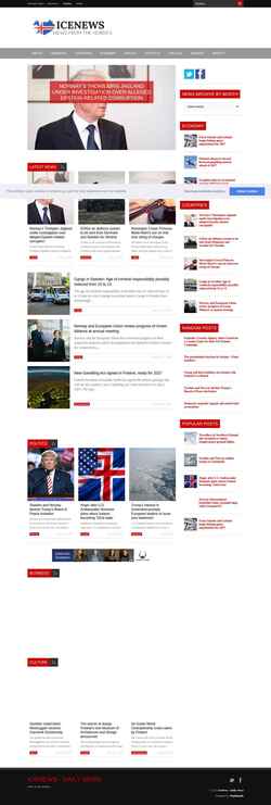 Snímek obrazovky icenews.is