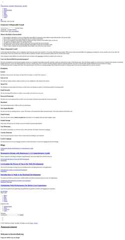 Posnetek zaslona staging.recmail.net