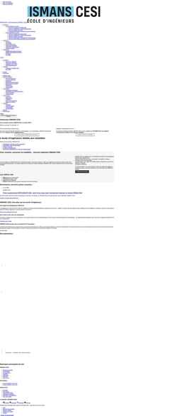 Screenshot ismans.cesi.fr