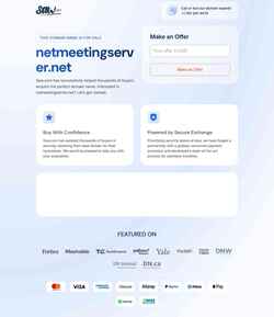 Снимак екрана netmeetingserver.net
