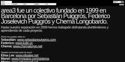 Captura de pantalla area3.net