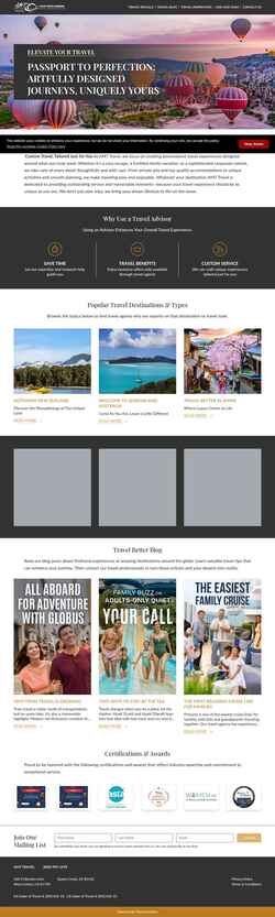 Screenshot amttravel.com