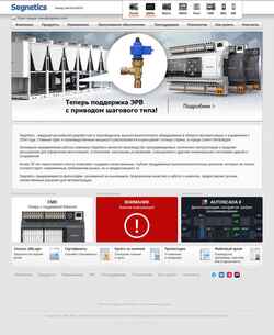 Скриншот segnetics.com