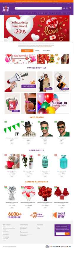 Captura de pantalla funbox.ee