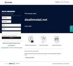 Skjermdump deathmetal.net