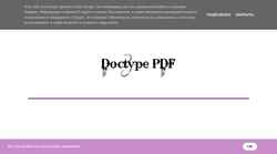 Zrzut ekranu www.doctypepdf.com