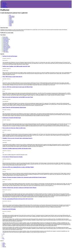 Screenshot podrocket.logrocket.com