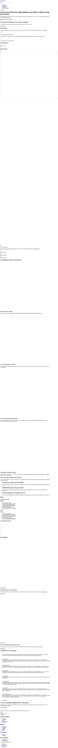 Снимак екрана www.frontendmentor.io
