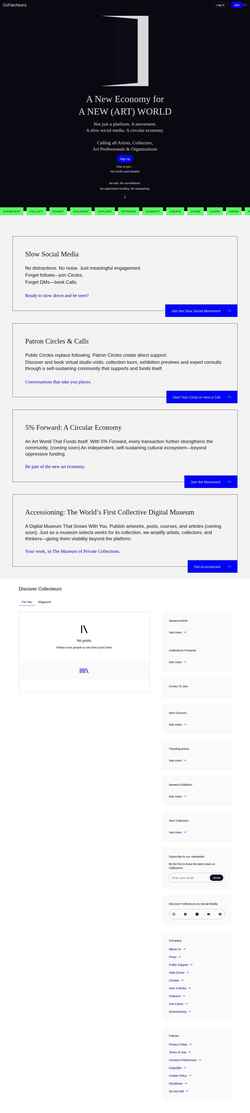 Στιγμιότυπο οθόνης www.collecteurs.com