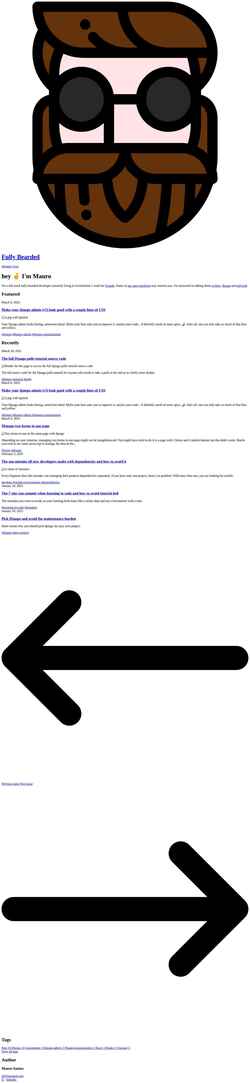 Screenshot fullybearded.com