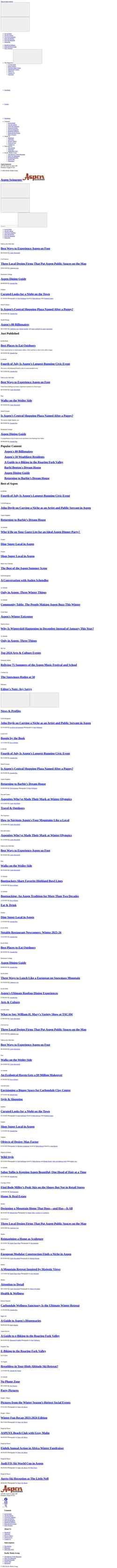 Screenshot www.aspensojo.com