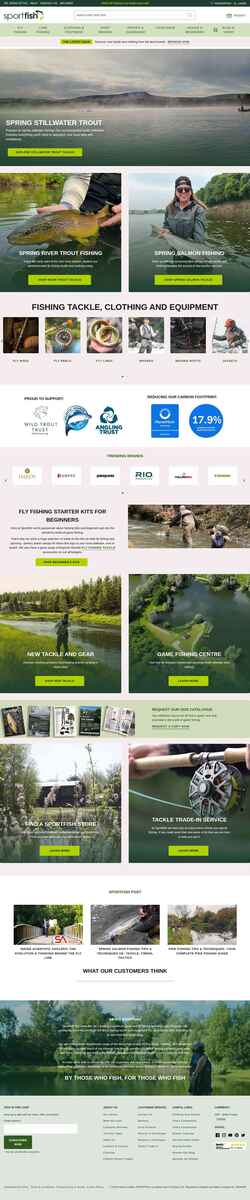 Zrzut ekranu www.sportfish.co.uk