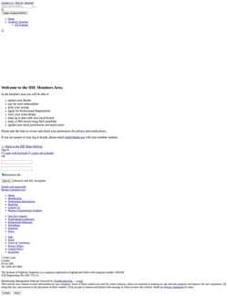 Screenshot members.theihe.org