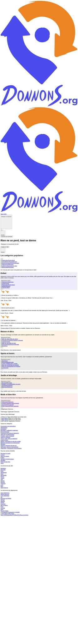 Screenshot donnons.org