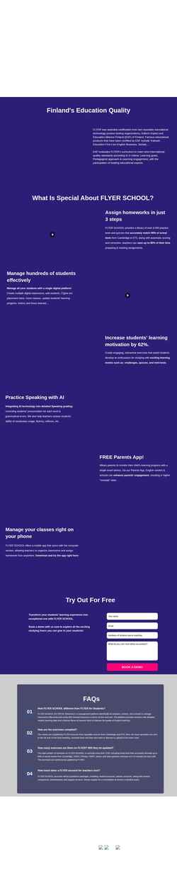 Screenshot schools.flyer.us