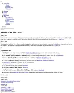 Schermata wiki.tcl-lang.org