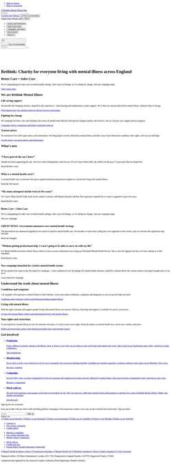 Skjermdump www.rethink.org