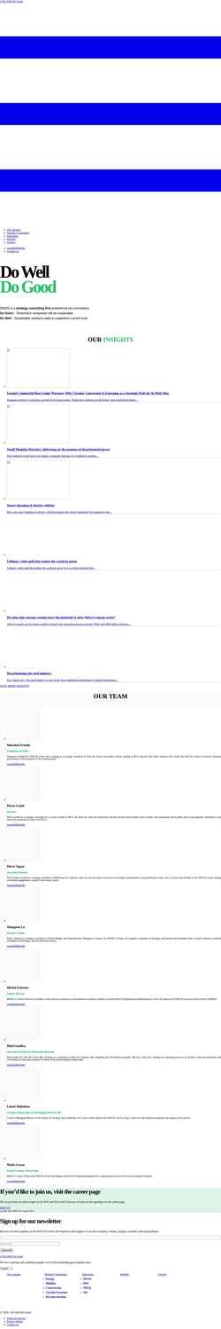 Screenshot dowelldogood.com