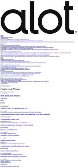 Screenshot finance.alot.com