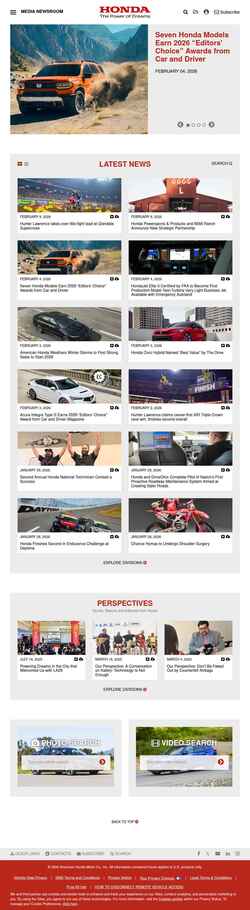 Skærmbillede hondanews.com