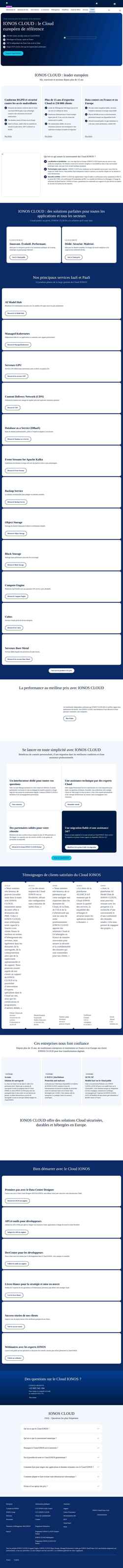 Screenshot cloud.ionos.fr