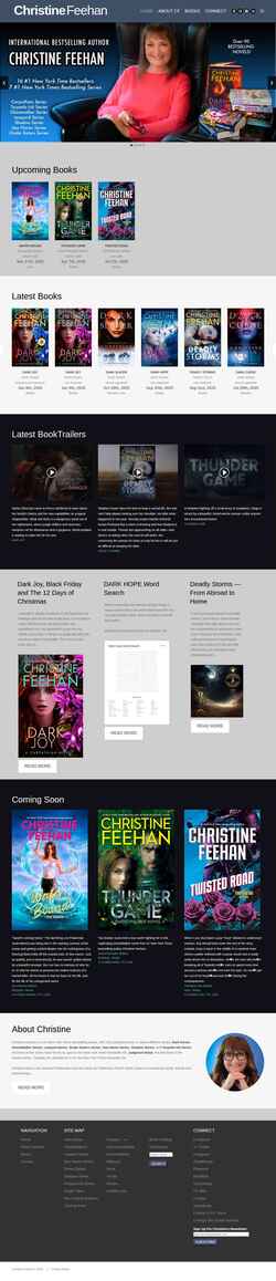 Скриншот christinefeehan.com