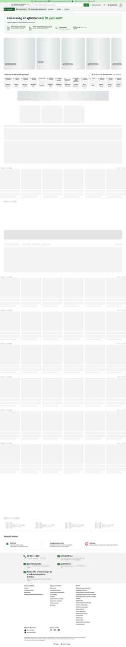 Снимак екрана www.kifli.hu