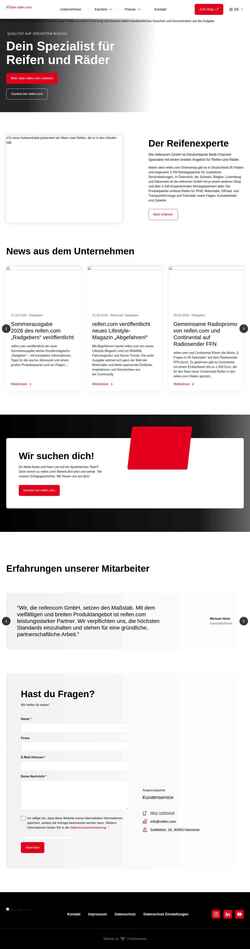 Screenshot about.reifen.com