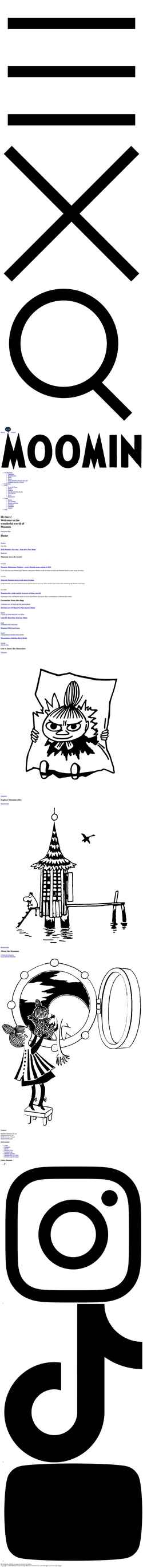 Ekrānuzņēmums www.moomin.com