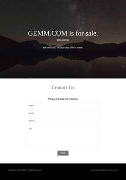 Posnetek zaslona gemm.com