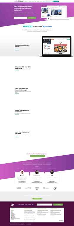 Zrzut ekranu verticalresponse.com